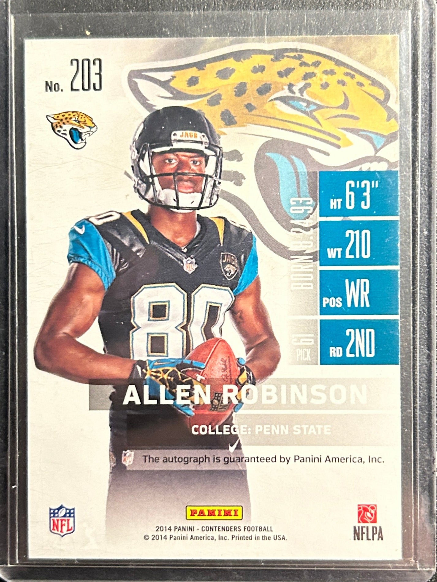 Allen Robinson AUTO~RC Contenders Rookie Ticket 2014 Certified Autograph SP #203