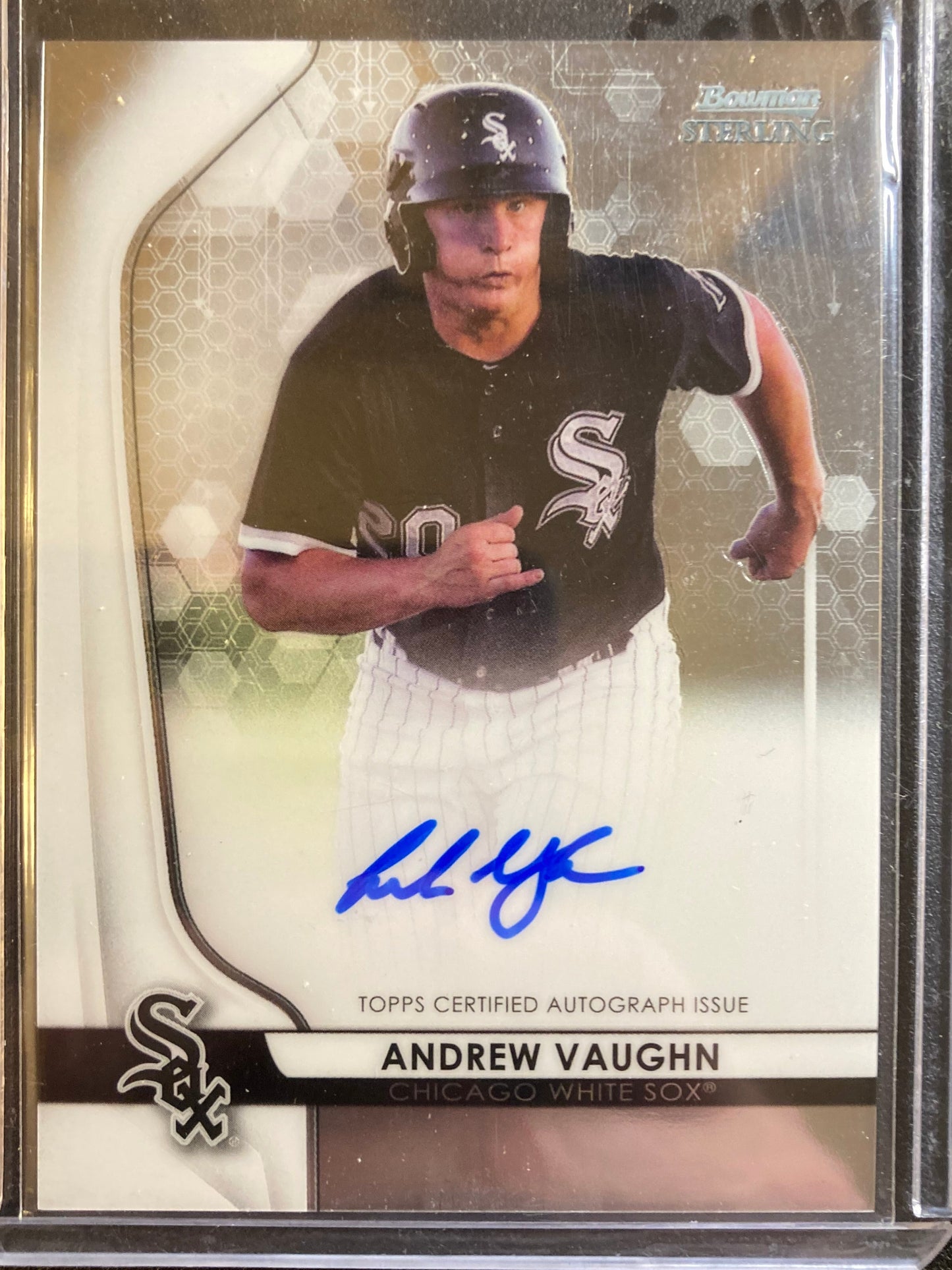 Andrew Vaughn AUTO~RC Bowman Sterling 2020 Certified Rookie Autograph White Sox