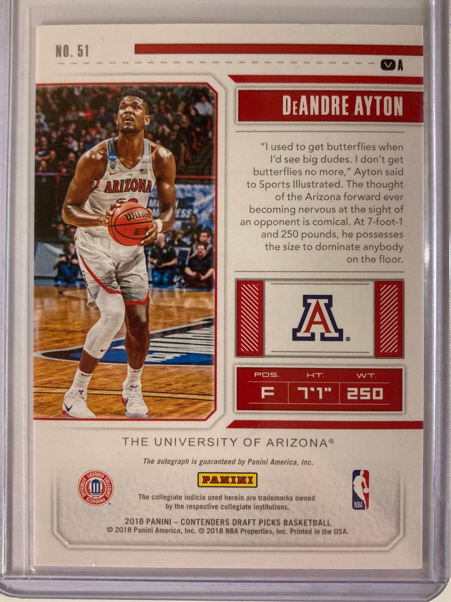 DeAndre Ayton AUTO~RC #/15 Contenders Playoff Ticket 2017-18 Rookie Autograph SP
