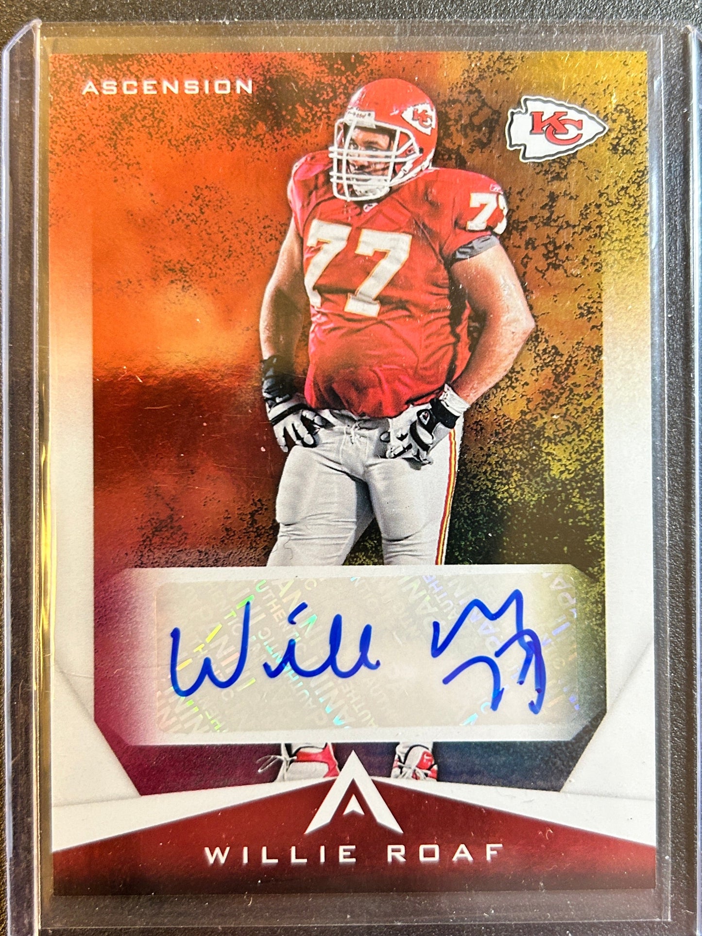 Willie Roaf AUTO Panini Chronicles Ascension 2021 Autograph SP Saints Chiefs HOF