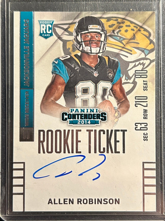 Allen Robinson AUTO~RC Contenders Rookie Ticket 2014 Certified Autograph SP #203