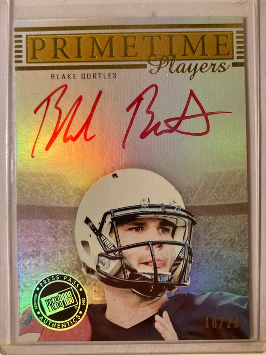 Blake Bortles AUTO~RC #/25 Players Gold Only 1 Red Ink 2014 Rookie Autograph SP