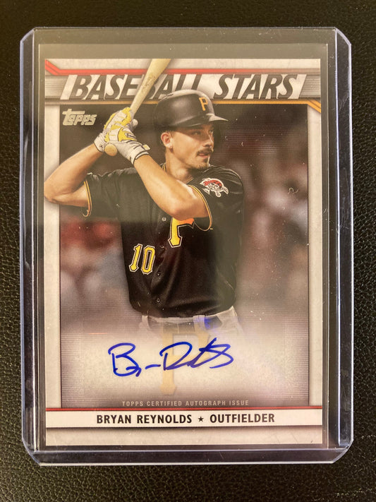 Bryan Reynolds AUTO Topps Baseball Stars 2020 Series One Autograph SP PIT Pirate
