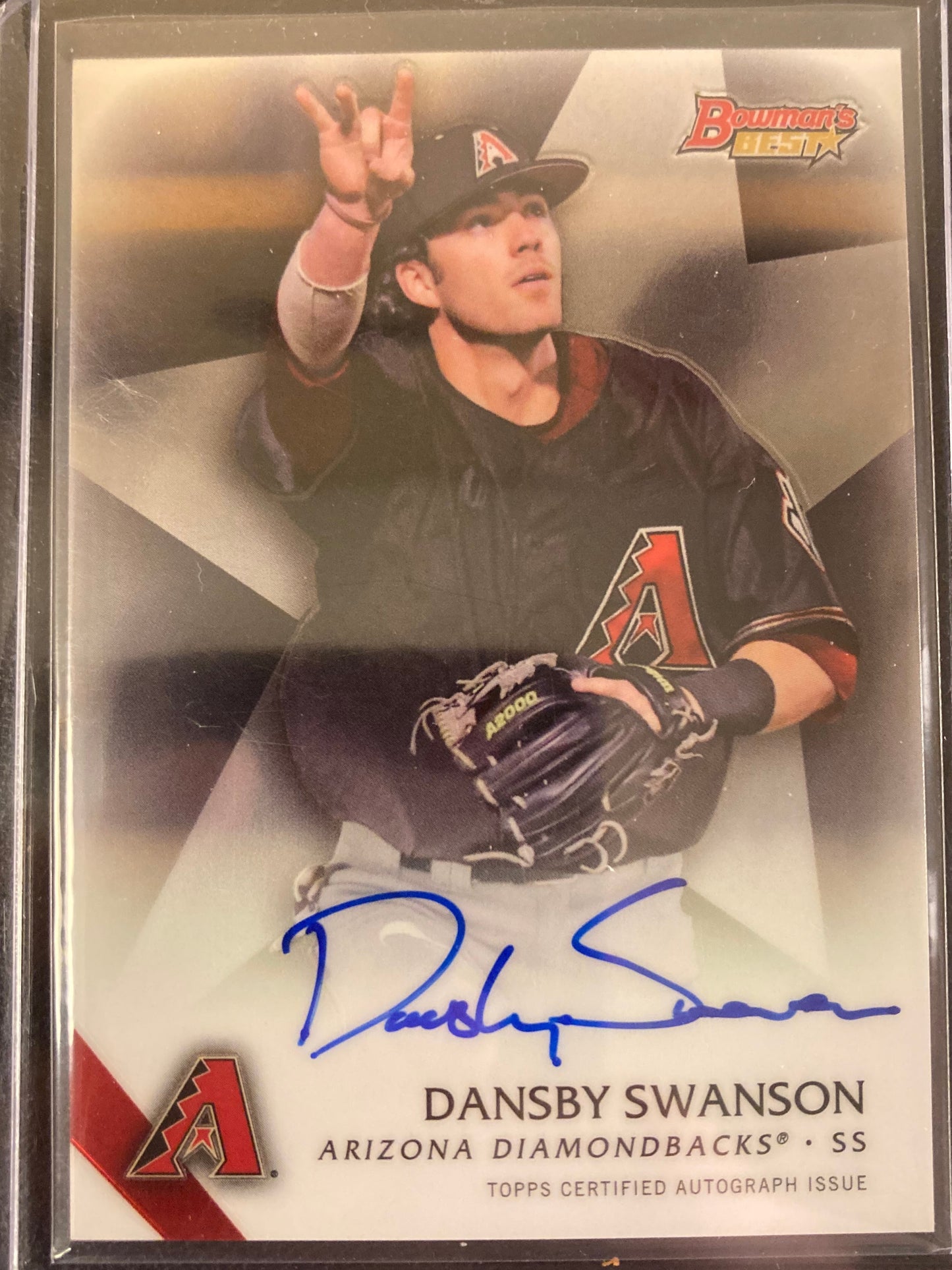 Dansby Swanson AUTO~RC Bowman's Best 2015 Certified Rookie Autograph SP Cubs AU