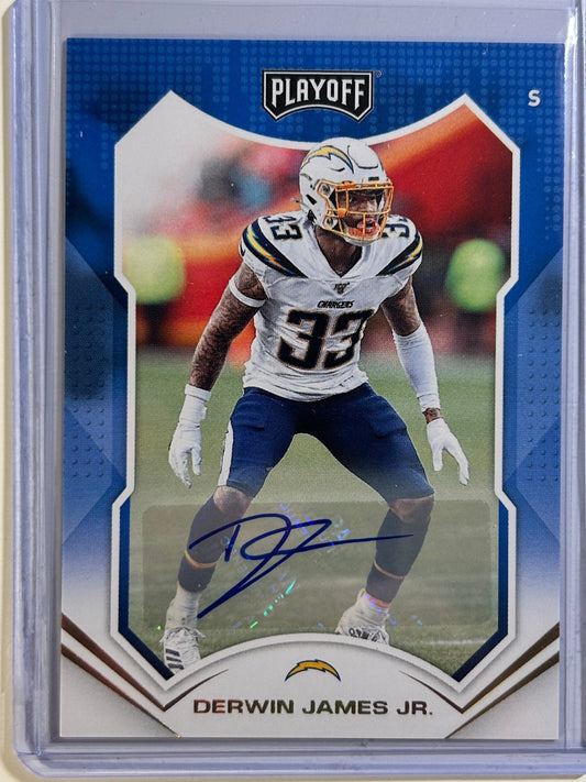 Derwin James Jr AUTO Playoff Playbook 2021 Panini Autograph SP Chargers #98 HOF