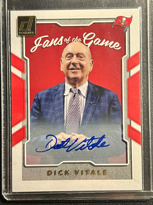 Dick Vitale AUTO Donruss Fans/Game 2017 Certified Autograph Signature Signed SP