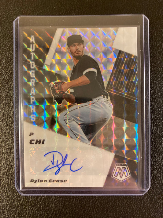 Dylan Cease AUTO~RC Panini Prizm Mosaic 2021 Certified Rookie Autograph SP Padre