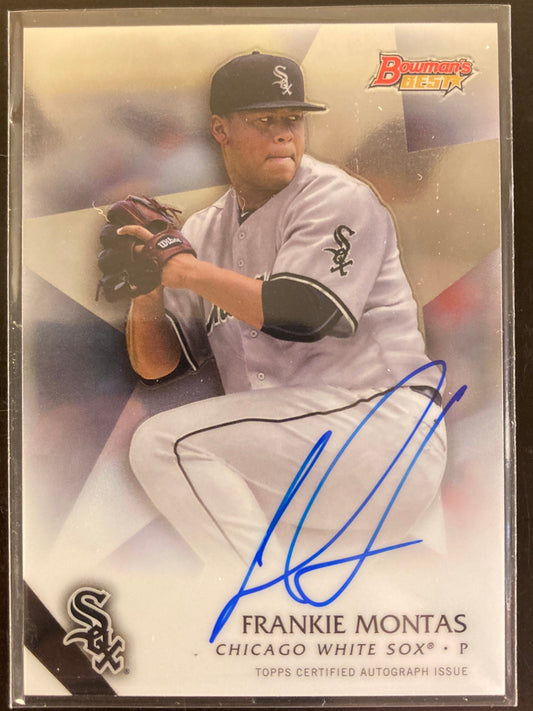 Frankie Montas AUTO~RC Bowman's Best 2015 Certified Rookie Autograph SP Bowmans