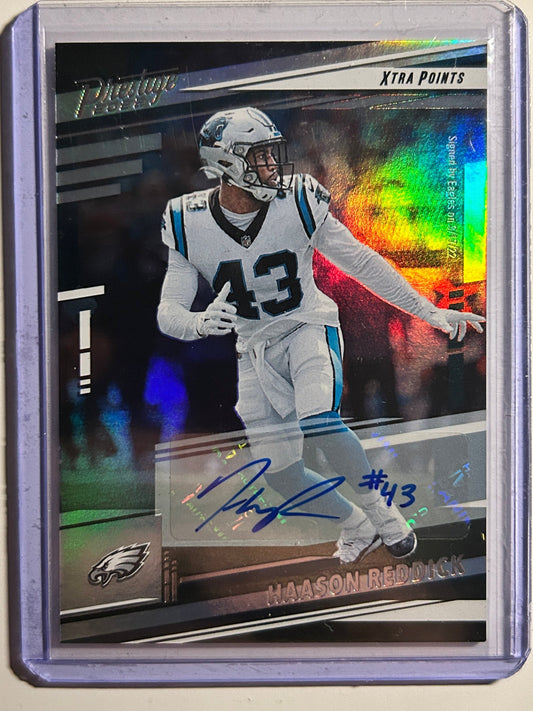 Haason Reddick AUTO Prestige Xtra Points 2022 Panini Autograph SP Eagles Jets 45