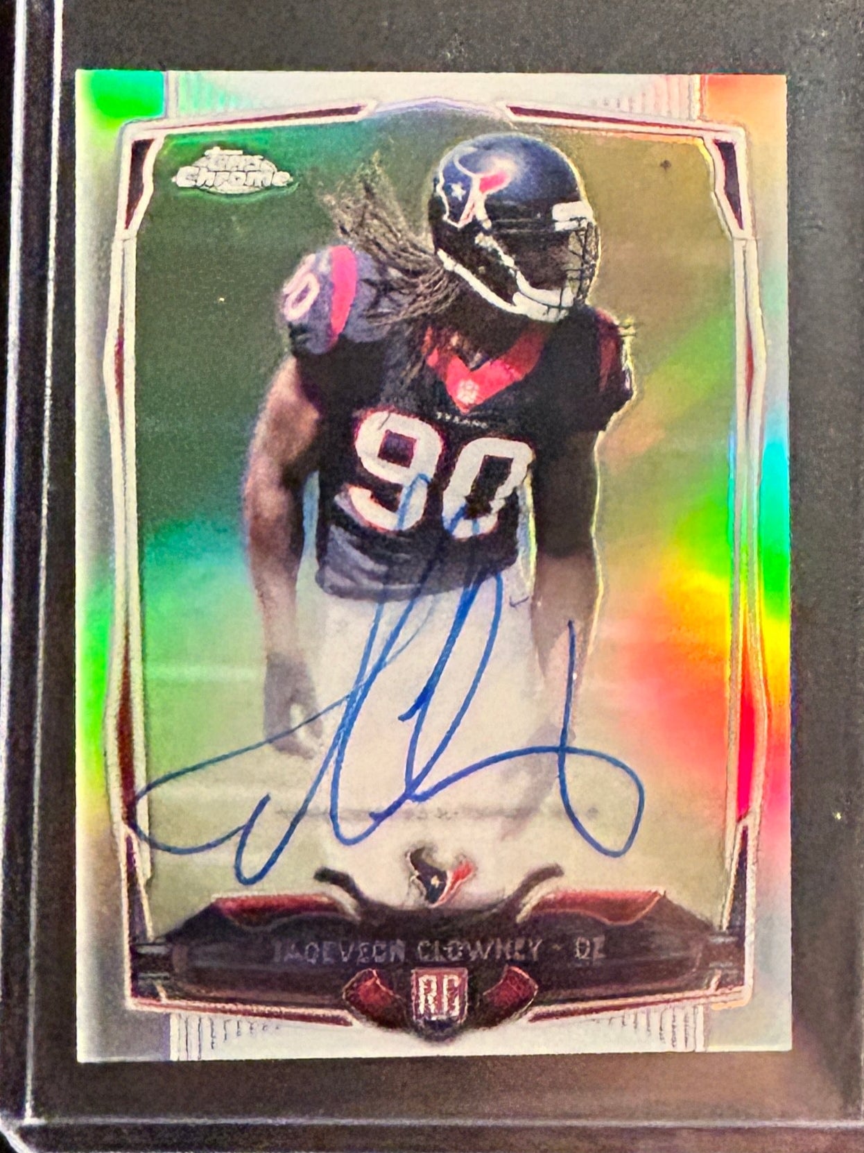 Jadeveon Clowney AUTO~RC #/75 Topps Chrome Refractor Mini 2014 Rookie Autograph
