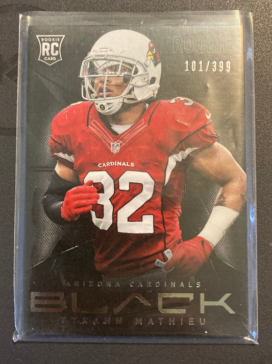 Tyrann Mathieu RC #/399 Panini Black 2013 True Rookie Card SP #188 Honey Badger