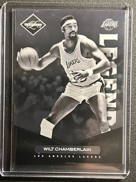 Wilt Chamberlain #/299 Leaf Limited Legends Silver 2011-12 LA Lakers #147 Panini