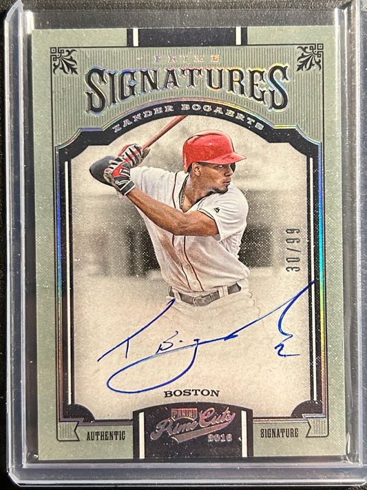 Xander Bogaerts AUTO #/99 Panini Prime Cuts 2016 Signatures Autograph SP Padres