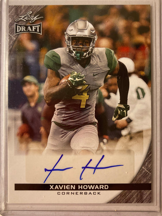 Xavien Howard AUTO~RC Leaf Draft 2016 Certified Rookie Autograph SP Dolphins MIA
